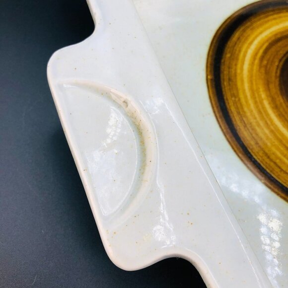 Mid Century LAPID Pottery Baking Dish 9x9 Luxury Israel Ironstone Pan Lead Free - Picture 3 of 10